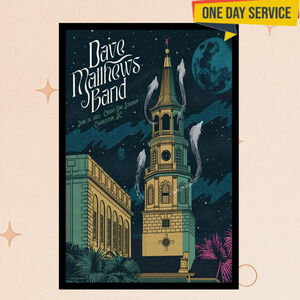 Dave Matthews Band June 20 2025 Credit One Stadium Event Poster